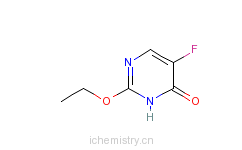 CAS:56177-80-1_2-乙氧基-5-氟尿嘧啶的分子结构