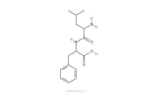 CAS:56217-82-4_DL-亮氨酰-DL-苯丙氨酸的分子结构