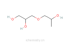 CAS:56339-89-0_3-(2-羟丙氧基)-1,2-丙二醇的分子结构