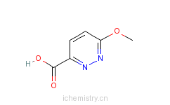 CAS:56434-28-7_6-甲氧基哒嗪-3-羧酸的分子结构