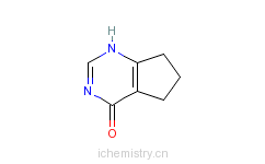 CAS:5661-01-8_1,5,6,7-四氢环戊并[d]嘧啶-4-酮的分子结构