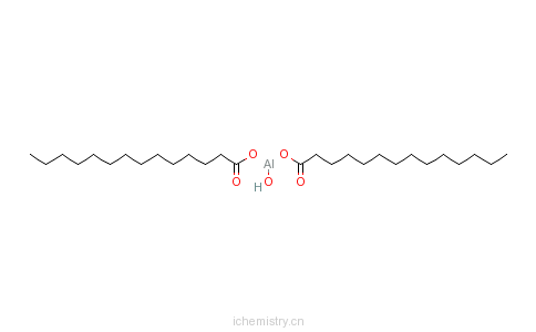 CAS:56639-51-1_羟基-双(十四酸-O)铝的分子结构