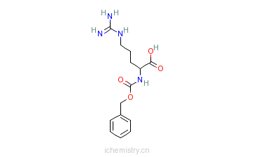 CAS:56672-63-0_Cbz-L-精氨酸盐酸盐的分子结构