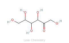 CAS:57-48-7_D-果糖的分子结构