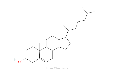 CAS:57-88-5_胆固醇的分子结构