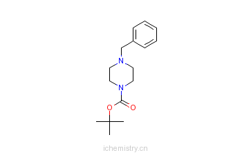 CAS:57260-70-5_1-苄基-4-Boc-哌嗪的分子结构