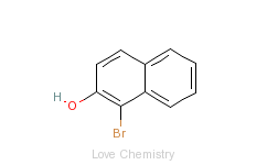 CAS:573-97-7_1-溴-2-萘酚的分子结构