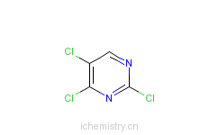 CAS:5750-76-5_2,4,5-三氯嘧啶的分子结构