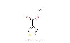 CAS:5751-80-4_噻吩-3-甲酸乙酯的分子结构