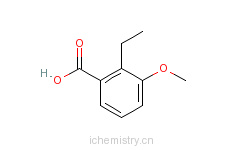 CAS:57598-51-3_2-乙基-3-甲氧基苯甲酸的分子结构