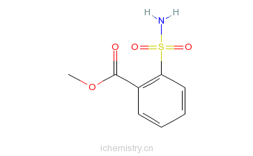 CAS:57683-71-3_邻甲酸甲酯苯磺酰胺的分子结构