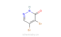CAS:5788-58-9_4,5-二溴哒嗪-3-酮的分子结构