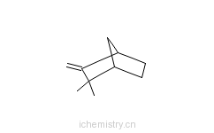 CAS:5794-04-7_2,2-二甲基-3-亚甲基二环[2.2.1]庚烷的分子结构