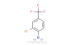 CAS:57946-63-1_4-氨基-3-溴三氟甲苯的分子结构