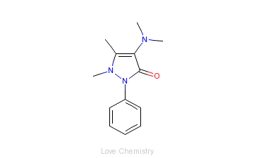 CAS:58-15-1_氨基比林的分子结构
