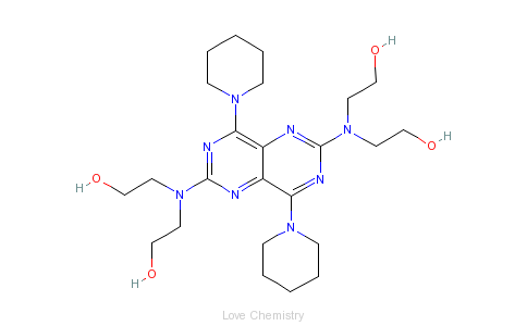 CAS:58-32-2_双嘧达莫的分子结构