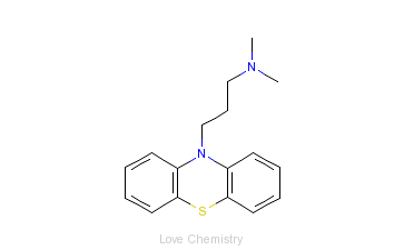 CAS:58-40-2_丙嗪的分子结构