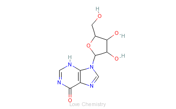 CAS:58-63-9_肌苷的分子结构