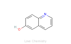 CAS:580-16-5_6-羟基喹啉的分子结构