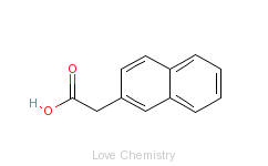 CAS:581-96-4_2-萘乙酸的分子结构