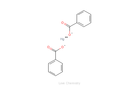 CAS:583-15-3_苯甲酸汞的分子结构