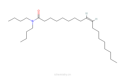 CAS:5831-80-1_N,N-二丁基-9-十八烯酰胺的分子结构