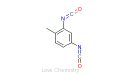 CAS:584-84-9_甲苯-2,4-二异氰酸酯的分子结构