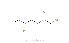 CAS:58443-86-0_1,2,5,6-四溴己烷的分子结构