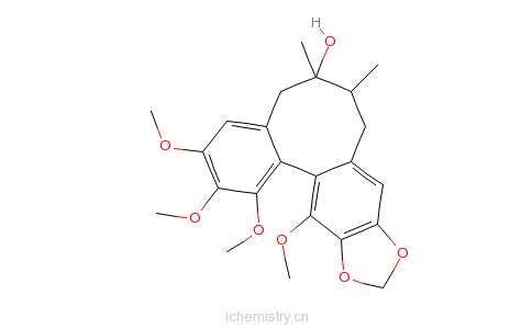 CAS:58546-54-6_五味子醇甲的分子结构