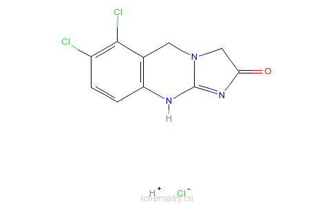 CAS:58579-51-4_盐酸阿那格雷的分子结构