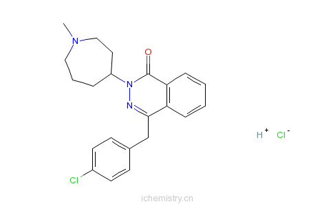 CAS:58581-89-8_盐酸氮卓斯汀的分子结构
