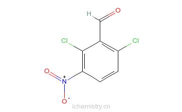 CAS:5866-97-7_2,6-二氯-3-硝基苯甲醛的分子�Y��