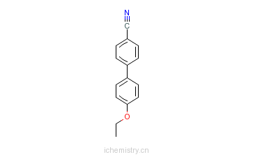 CAS:58743-78-5_4-乙氧基-4'-氰基联苯的分子结构