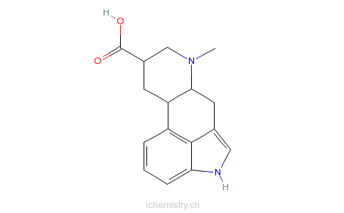 CAS:5878-43-3_6-Methylergoline-8beta-carboxylicacidķӽṹ