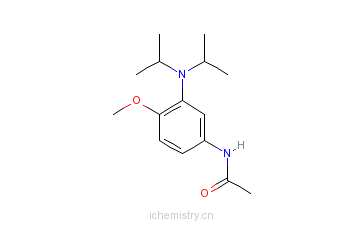 CAS:58890-56-5_3-(N,N-二丙基)氨基-4-甲氧基乙酰苯胺的分子结构