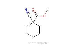 CAS:58920-80-2_1-氰基环己基甲酸甲酯的分子结构