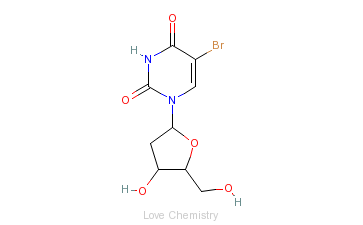 CAS:59-14-3_溴脲苷的分子结构