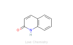 CAS:59-31-4_2-羟基喹啉的分子结构
