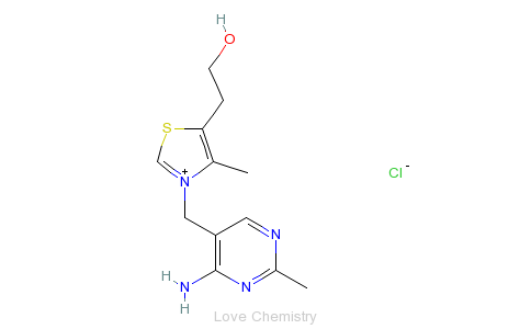 CAS:59-43-8_维生素B1的分子结构