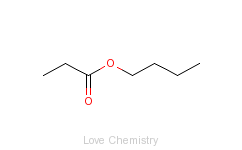 CAS:590-01-2_丙酸丁酯的分子结构