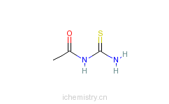 CAS:591-08-2_乙酰硫脲的分子结构