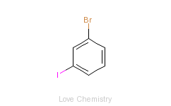 CAS:591-18-4_1-溴-3-碘苯的分子结构