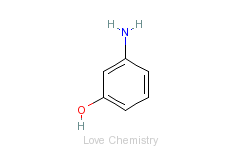 CAS:591-27-5_3-氨基苯酚的分子结构