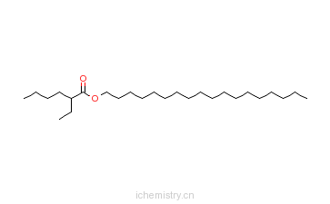 CAS:59130-70-0_2-乙基己酸十八醇酯的分子结构