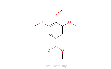 CAS:59276-37-8_3,4,5-三甲氧基苯甲醛二甲基缩醛的分子结构