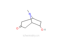 CAS:5932-53-6_6-羟基托品酮的分子结构