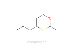 CAS:59323-76-1_顺-2-甲基-4-丙基-1,3-氧硫杂环己烷的分子结构