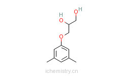 CAS:59365-66-1_3-(3,5-二甲基苯氧基)-1,2-丙二醇的分子结构