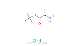 CAS:59531-86-1_D-丙氨酸叔丁酯盐酸盐的分子结构