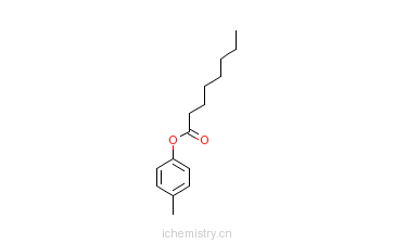 CAS:59558-23-5_辛酸-4-甲基苯酯的分子结构